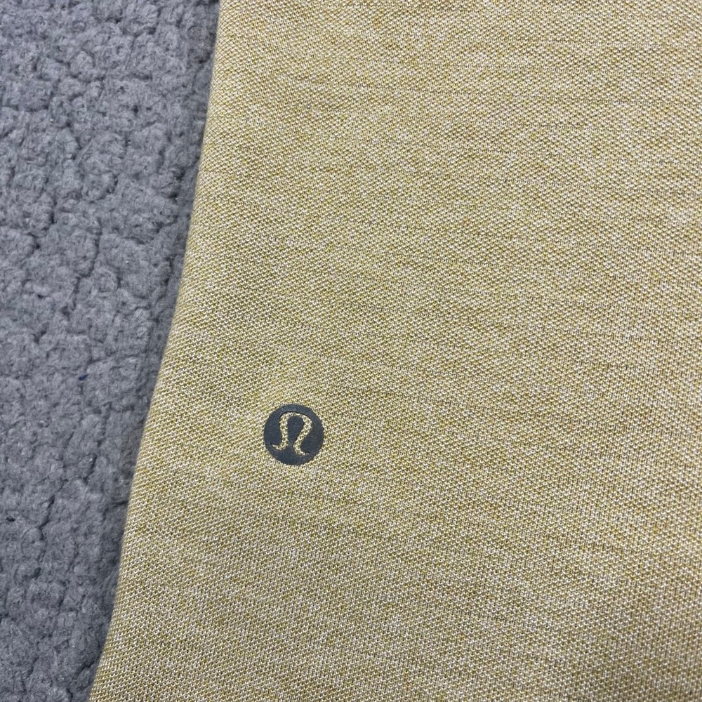 Lululemon Drysense T-Shirt Men L Short Sleeve Better Each Day Athletic Yellow - Picture 9 of 10